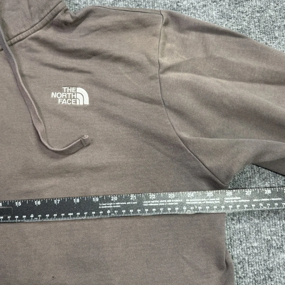 The North Face Full Zip Hoodie Mens XXL Brown Streetwear Casual